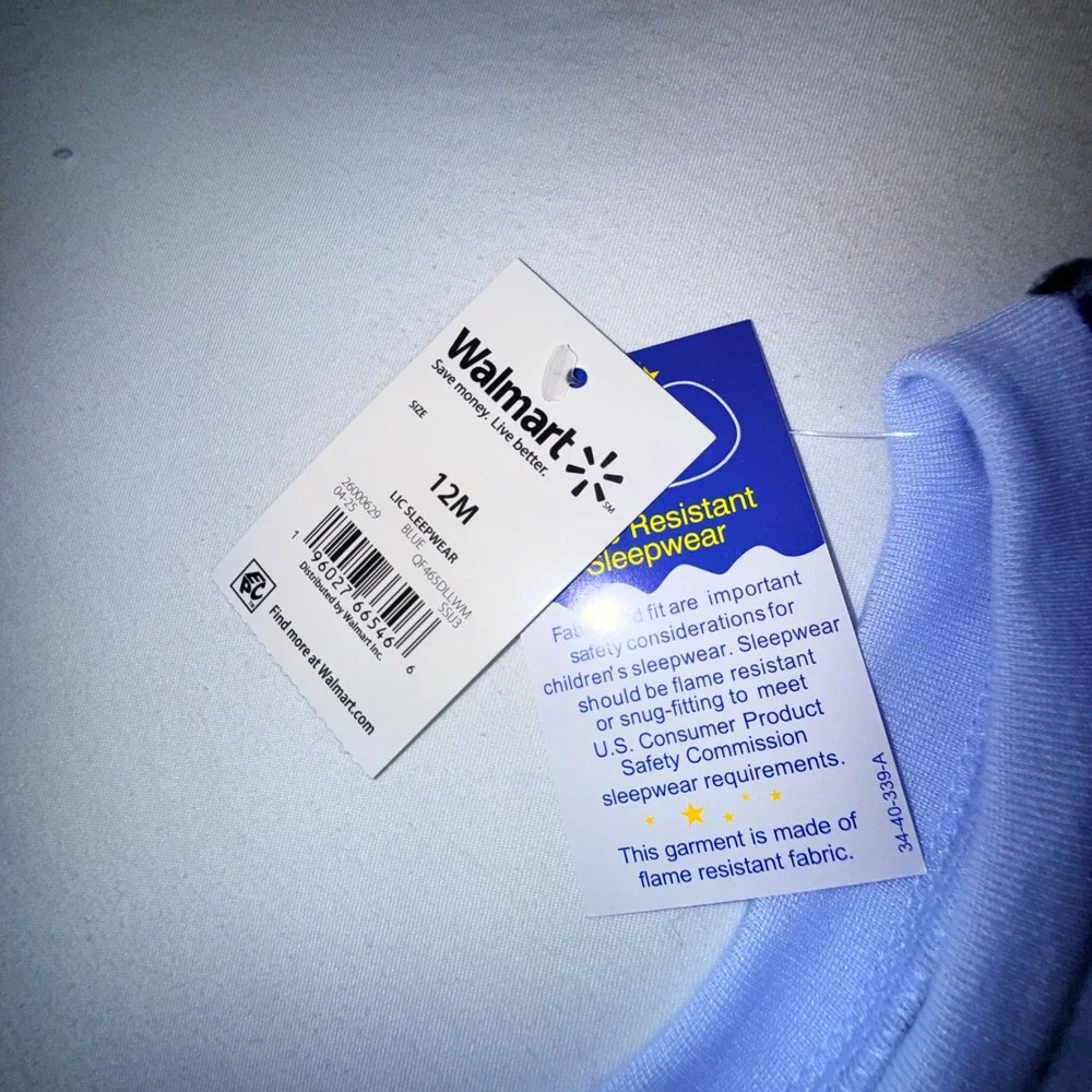 Bluey Pajama Set Infants 12M Blue New Fleece Long Sleeve 2pc‎ Sleepwear